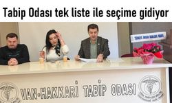 Van-Hakkari Tabip Odası tek liste ile seçime gidiyor