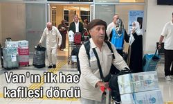 Vanlı Hacılar Kutsal Topraklardan Döndü