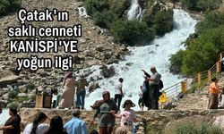 Çatak Kanispi Şelalesi ziyaretçilerini büyülüyor