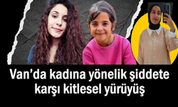 Van’da kadınlar şiddete karşı yürüdü