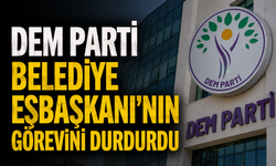 DEM Parti Belediye Eşbaşkanı'nın görevini durdurdu
