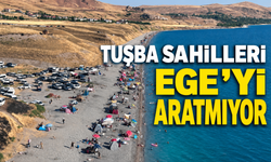 Tuşba sahilleri Ege'yi aratmıyor