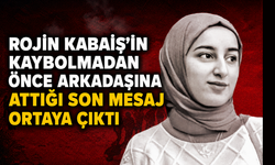 Rojin Kabaiş’in kaybolmadan önceki son mesajı