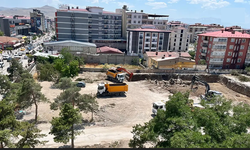 Van’daki park alanına askeri lojman inşaatına başlandı