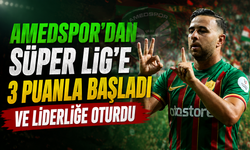 Süper Lig'de haftayı Amedspor lider kapattı