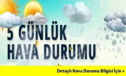 Van ve Doğu'da Hava Durumu: Sıcaklıklar Düşüyor