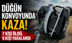 Düğün konvoyunda kaza! 7 kişi öldü, 9 kişi yaralandı