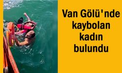 Van Gölü'nde kaybolan kadın saatler sonra bulundu