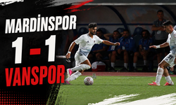 Vanspor ile Mardinspor FK 1-1 berabere kaldı