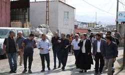 Tuşba’da Hurdacılar ve galericiler taleplerini dile getirdi