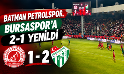Batman Petrolspor, Bursaspor’a 2-1 yenildi