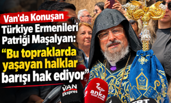 Maşalyan: "Bu topraklarda yaşayan halklar barışı hak ediyor"