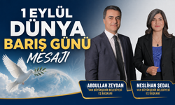Şedal ve Zeydan’dan 1 Eylül Dünya Barış Günü mesajı