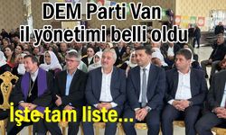 DEM Parti Van il yönetimi belli oldu