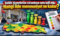 Van'da Valilik hizmetlerine vatandaşın notu belli oldu