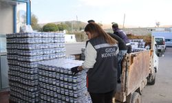 Van’da 860 koli tarihi geçmiş ayrana el konuldu