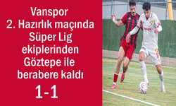 Vanspor, Göztepe karşısında berabere kaldı