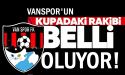 Vanspor'un kupadaki rakibi belli oluyor