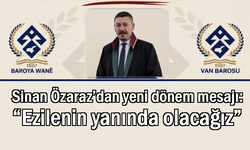 Özaraz’dan seçim sonrası barış ve demokrasi mesajı