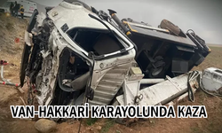 Van-Hakkari kara yolunda kaza: 12 yaralı