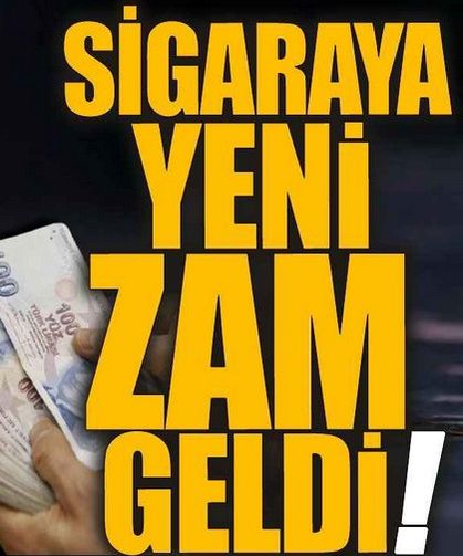Bir sigara gurubuna daha zam geldi