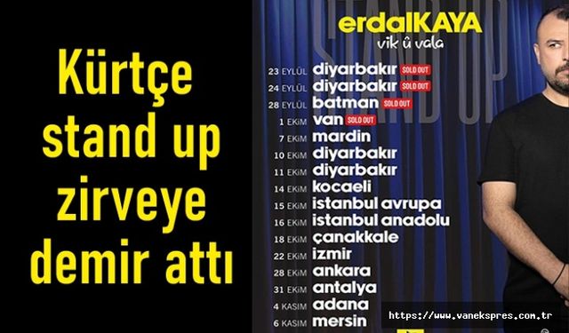 Kürtçe stand up kapalı gişe oynuyor