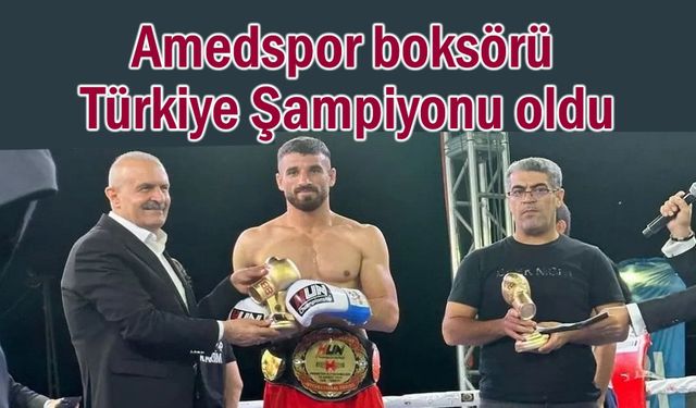 Van Milletvekili Amedspor'lu Türkiye Şampiyonuna Ödülü Takdim Etti