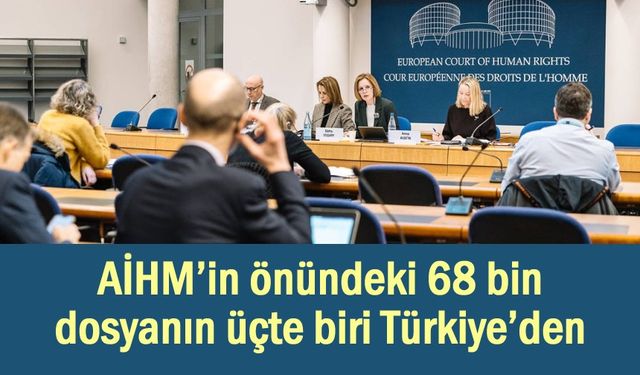 AİHM’e giden 68 bin dosyanın 23 bini Türkiye’den