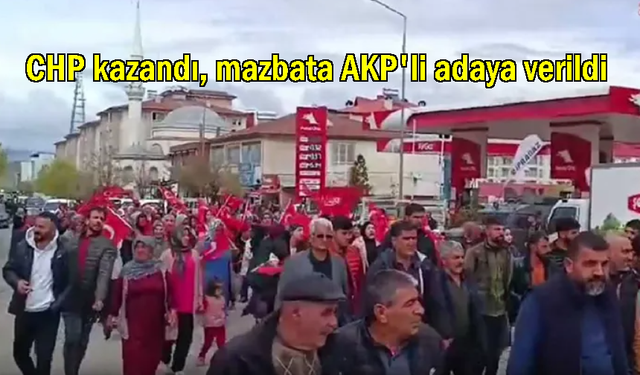 Seçimi CHP’li aday kazandı mazbata AKP'li adaya verildi