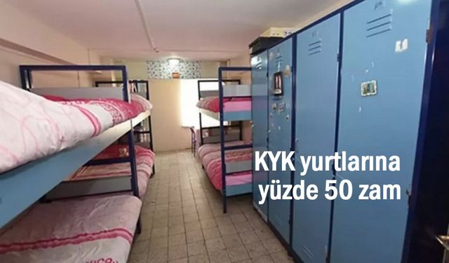 Öğrencilere kötü haber KYK yurtlarına yüzde 50 zam