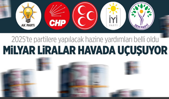 2025 Partilere Yapılacak Hazine Yardımı Ne Kadar?