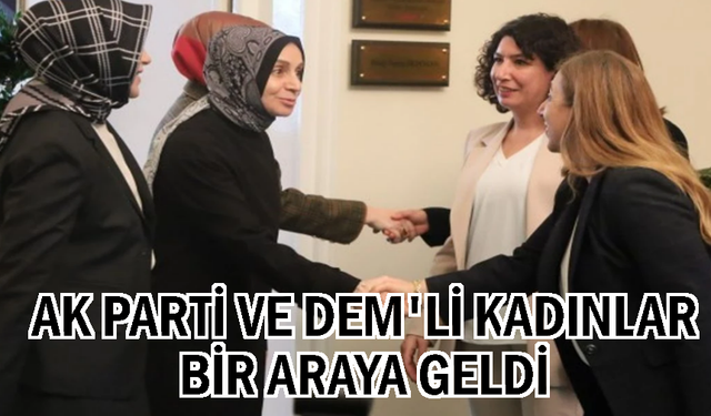 AK Parti Kadın Heyeti ile DEM Parti Kadın Meclisi Meclis’te Buluştu!