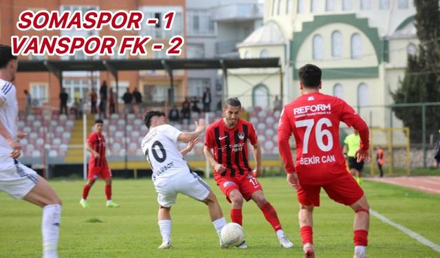 Vanspor FK, Somaspor deplasmanında 3 puanla döndü