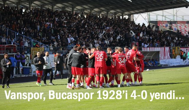 Vanspor FK 4 Golle Kazandı
