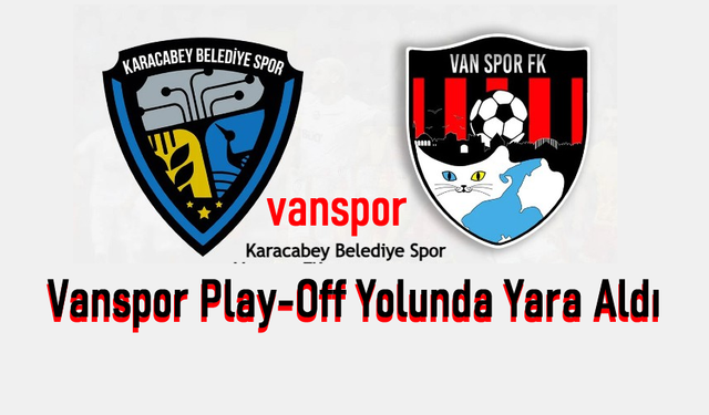 Vanspor Play-Off Yolunda Bursa'da Yara Aldı