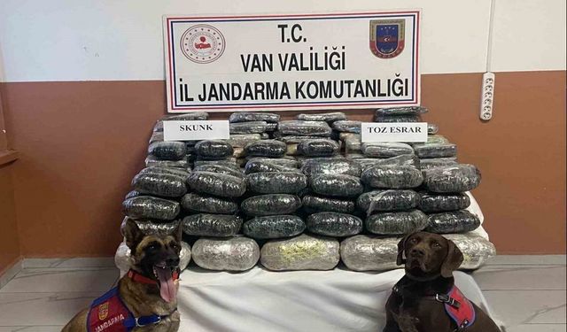 Van’da 90 kilo zararlı madde ele geçirildi