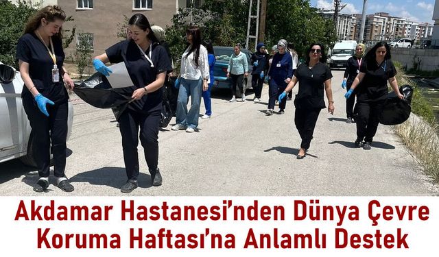 Akdamar Hastanesi’nden Dünya Çevre Koruma Haftası’na Anlamlı Destek