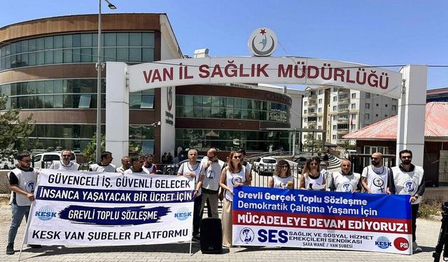 'Demokratik zeminde grevli bir toplu sözleşme istiyoruz'