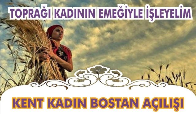 Tuşba’da ‘Kadın Kent Bostanı’ Açılıyor