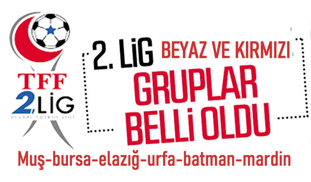 Kuralar çekildi: TFF 2. Lig'de grup dağılımları netleşti