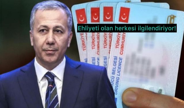 DİKKAT! Bu ehliyetlerin tamamı iptal edilecek...