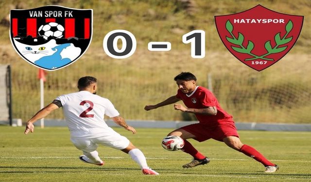 Vanspor, Süper Lig tecrübeli Hatayspor’a 90’da mağlup oldu