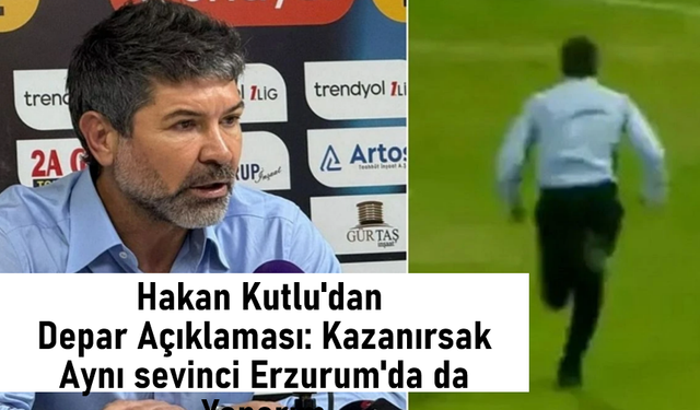 Vanspor Teknik Direktörü Kutlu'dan Depar Açıklaması