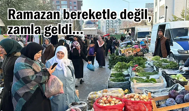 Van'da Ramazan bereketle değil, zamla geldi