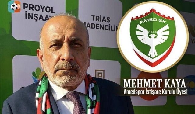 Başkan Kaya: Amedspor olarak Cumhurbaşkanı’na ziyaret edecek