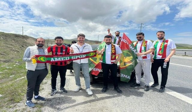 Van’dan Iğdır’a Amedspor için büyük taraftar akını