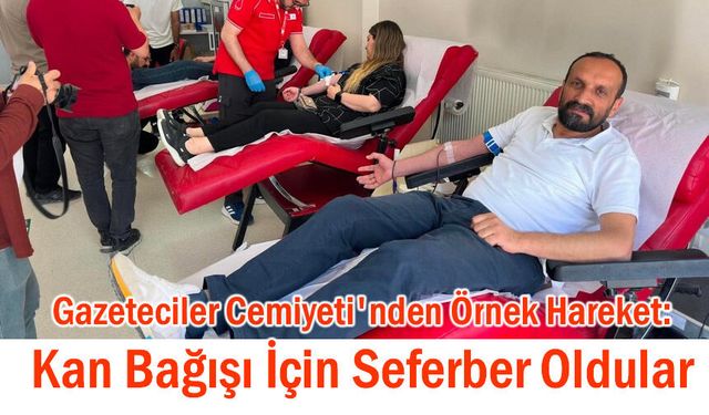 Gazeteciler bu kez can kurtarmak için kolları sıvadı