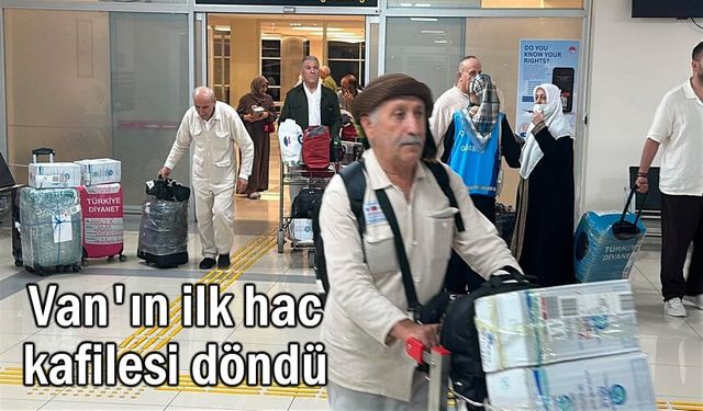 Vanlı Hacılar Kutsal Topraklardan Döndü