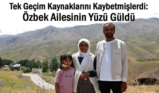 Türkiye tek yürek oldu: Özbek ailesini sahiplendi