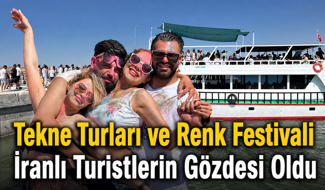 Renk, köpük ve Van gölü: İranlı turistler Van'a hayran kaldı